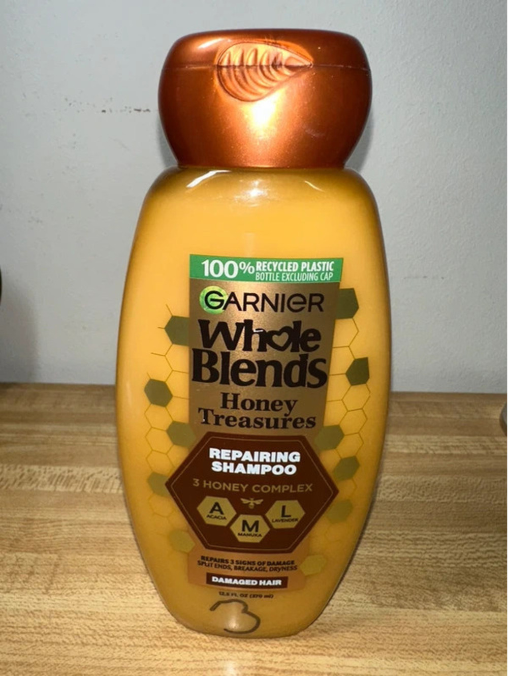 Garnier Whole Blends Honey Treasures Repairing Shampoo NEW